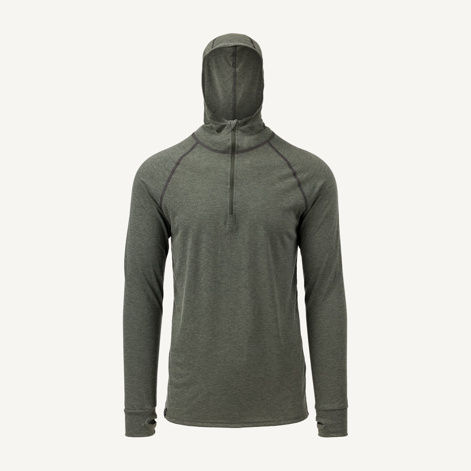 Merino Wool Lightweight Hoody | Men's Vapor Snorkel Hood | Duckworth