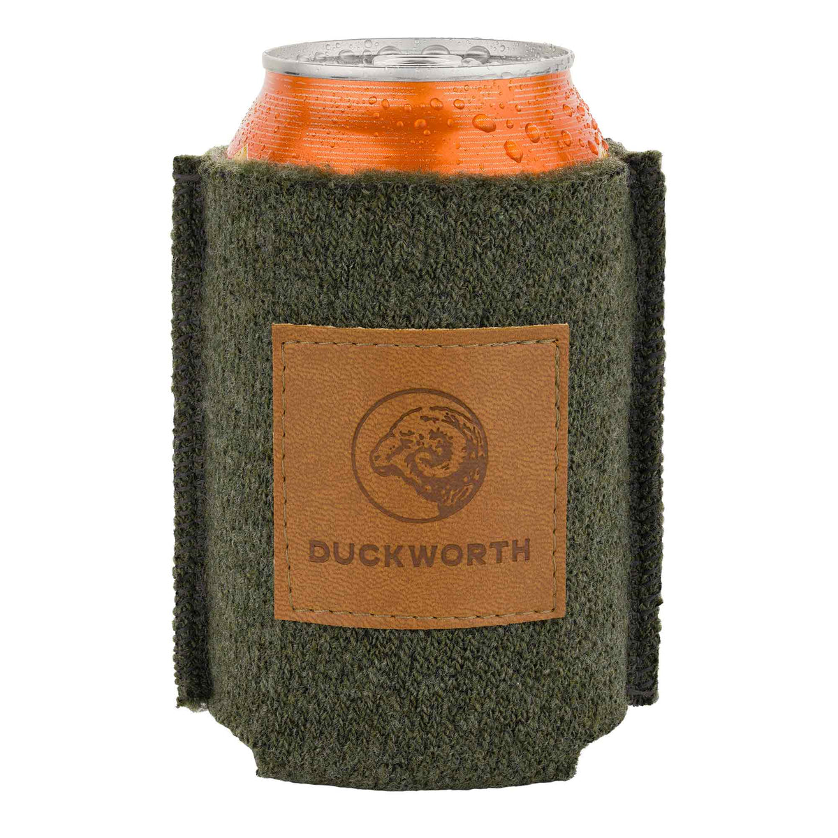 Merino Wool Insulated Short Can Koozie | Duckworth | Sage 
