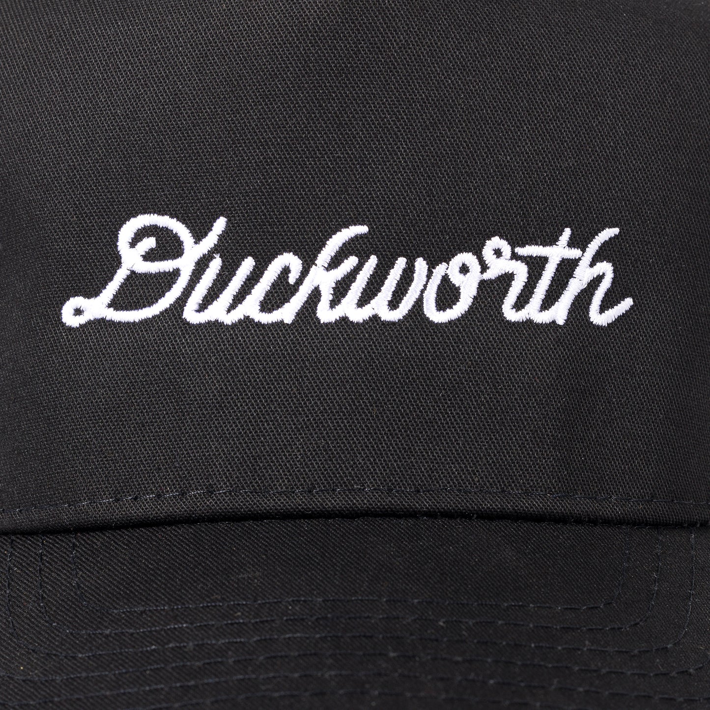 A black American made baseball hat with a Duckworth logo. 