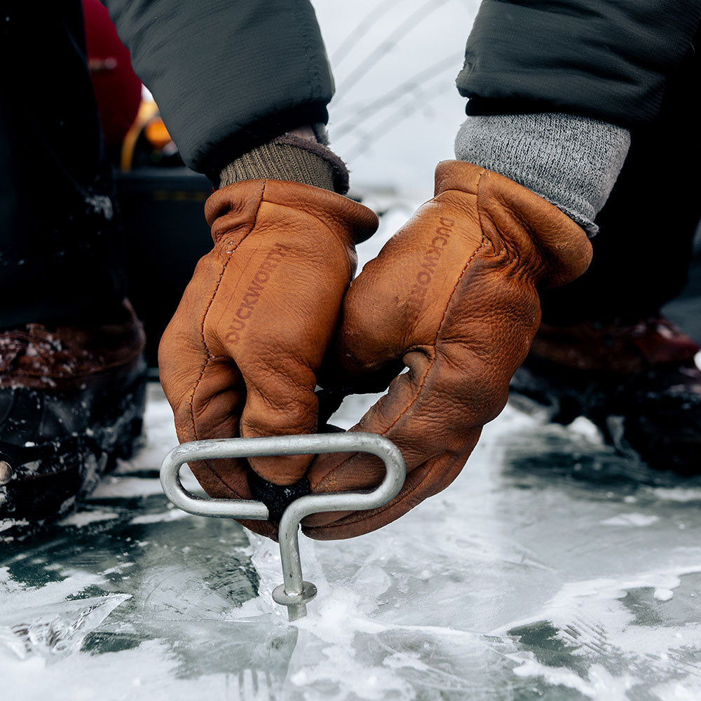 USA made warm winter work gloves.